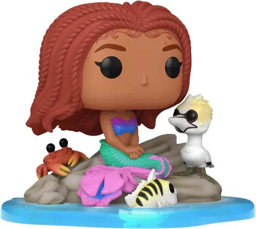 Funko Pop! Deluxe: The Little Mermaid - Ariel & Friends - Figura de vinilo coleccionable - Idea de regalo - Producto oficial - para niños y adultos