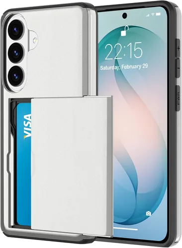 Miniatura 36 de Funda tipo cartera para Samsung Galaxy S22 Ultra con 4 ranuras para tarjetas de crédito a prueba de golpes, funda híbrida de protección reforzada