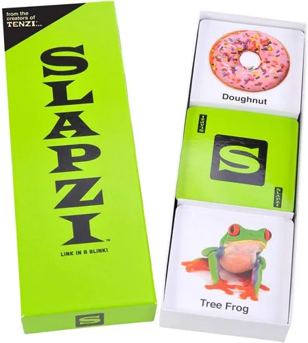 Miniatura 2 de TENZI Paquete SLAPZI y SNAPZI: los juegos de cartas de pensamiento rápido y rápido para todas las edades - 2 a 10 jugadores