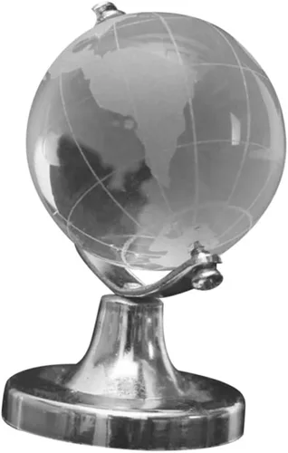 KOMBIUDA Mini globo vintage decorativo para el hogar, modelo de globo con soporte, ideal para boda, artesanía única para oficina, escritorio, sala
