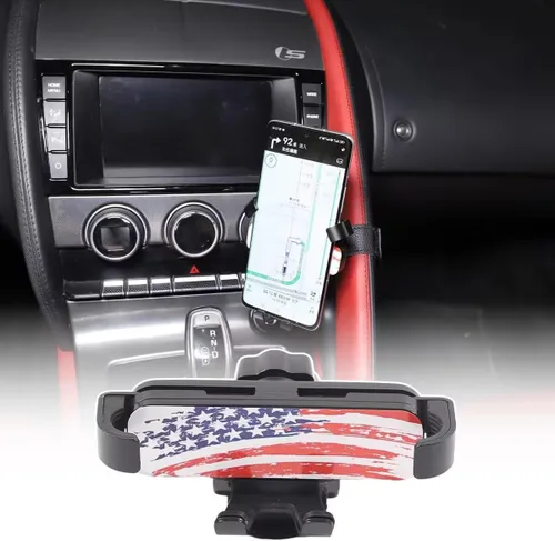 Soporte de teléfono de coche para Jaguar F-Type 2013-2024 Auto Accesorios de soporte de teléfono móvil (estilo B)