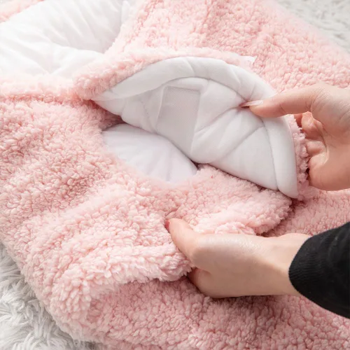 Miniatura 4 de BYFDIY Manta de bebé personalizada bordada con nombre personalizado para niños y niñas, saco de dormir para bebé, lindo conejo, regalo esencial