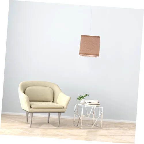 Miniatura 9 de DOITOOL Pantalla cuadrada de tela de repuesto elegante accesorio para lámparas de mesa, fácil de instalar, se adapta a bombillas para dormitorio