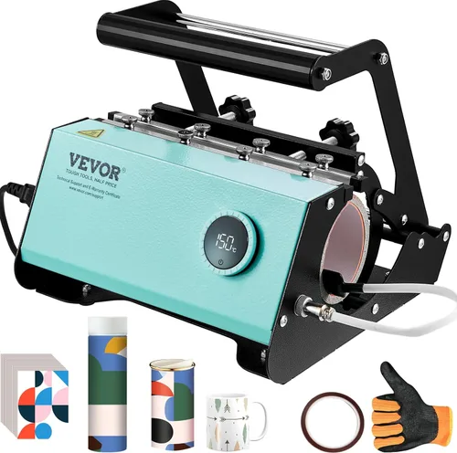 Miniatura 14 de Prensa de calor VEVOR, máquina de prensa de calor digital de 15 x 15 pulgadas, máquina de transferencia de calor deslizable, calentamiento rápido