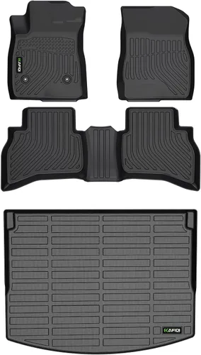 Miniatura 24 de Alfombrillas y revestimiento para maletero para Jeep Grand Cherokee L 2021-2025 (6 pasajeros, sin consola central) con respaldo, revestimientos