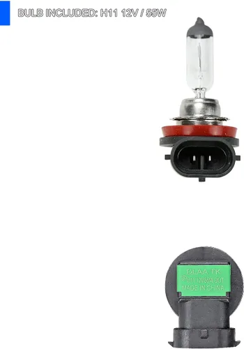 Miniatura 6 de Spec-D Tuning Luces antiniebla cromadas compatibles con Honda Civic 2014-2015 de 2 puertas, conjunto de par L+R