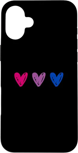 Miniatura 22 de Funda para iPhone 12/12 Pro Bisexual Pride Hearts Bi Pride Flag