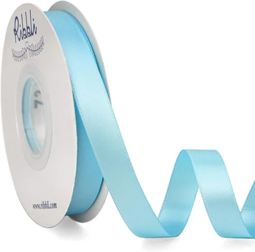 Miniatura 119 de Ribbli - Cinta de satén de doble cara dorada, 1 pulgada x 25 yardas, uso para ramo de lazos, envoltura de regalos, decoración de boda Dorado