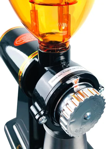 Miniatura 7 de Molinillo de café de rebabas, molinillo de café eléctrico ajustable molinillo de granos de café (negro)