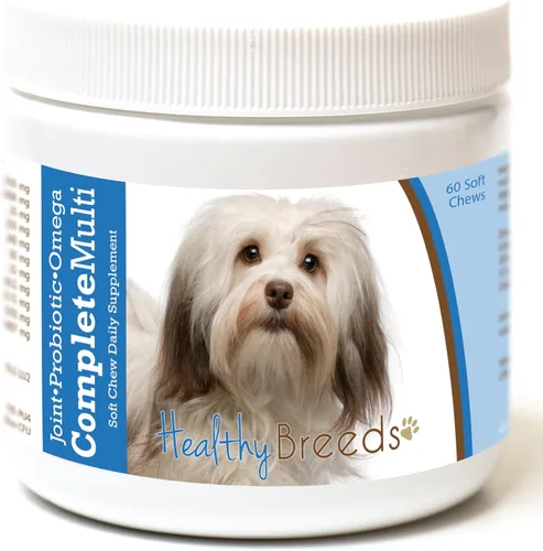 Miniatura 191 de Healthy Breeds Pug todo en uno multivitamínico suave masticable 60