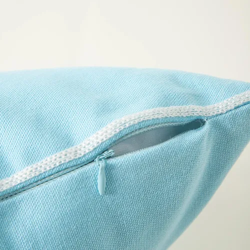 Miniatura 3 de 18 x 18 pulgadas, funda de almohada de algodón con diseño de bendición navideña para cama, sofá, automóvil, fundas de almohada bordadas con copos