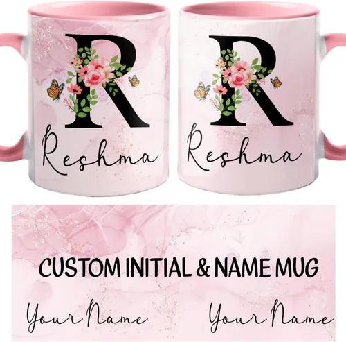 Miniatura 7 de Taza de café personalizada con nombre de flor de cerezo, taza de café blanca de flor de cerezo, taza de viaje de flor de cerezo, regalo