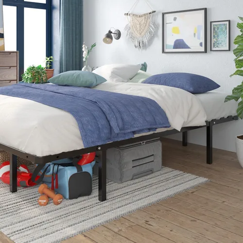 Miniatura 10 de Base inteligente MyEuro de Sleep Master. Soporte de colchón de tablillas de madera, Acero, Negro