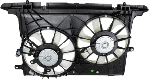 Miniatura 80 de TRQ Conjunto de ventilador de refrigeración dual del radiador compatible con Toyota Highlander 2008-2013 TO3115155