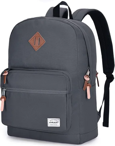 Miniatura 9 de RAVUO Mochila escolar para adolescentes, niños y niñas, grande de 20 litros, resistente al agua, 15.6 pulgadas, con bolsillo trasero antirrobo, 10