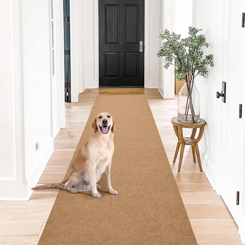 Alfombra de pasillo Gotohipi de tamaños personalizados 2'x6' para interior/exterior, alfombras de área con respaldo de goma antideslizante para