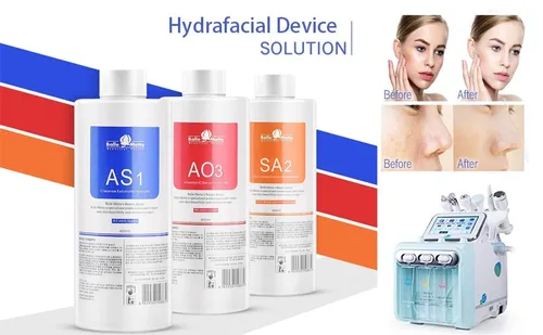 Miniatura 4 de Elitzia AS1 SA2 AO3 Aqua Peeling Solución Cuidado de la piel Aquapeel Suero Para Hydro Facial Dermoabrasión Máquina Limpieza e Hidratación 13.5 fl