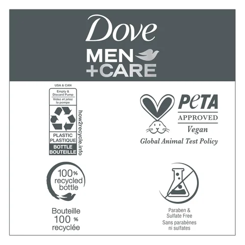 Miniatura 7 de DOVE MEN + CARE Champú 2 en 1 + acondicionador aceite de sándalo y cardamomo para cabello grueso y completo, + vitamina B3 y complejo mineral, 17.5