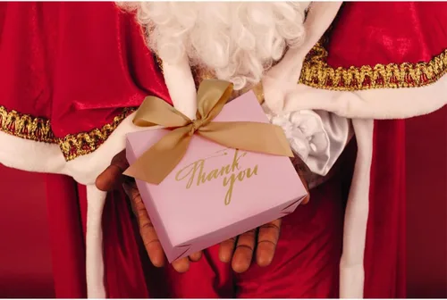 Miniatura 7 de Paquete de 24 cajas de regalo de agradecimiento, pequeñas cajas de regalo con lazo dorado, bolsas de papel de patrón rosa a granel para bodas, baby