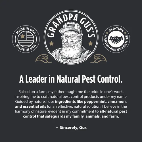 Miniatura 9 de Grandpa Gus's Natural Mosquito Repellent Spray - DEET-Free Plant-Based Insect Repellent for Kids and Family, Up to 6 Hours, Travel-Friendly Bug