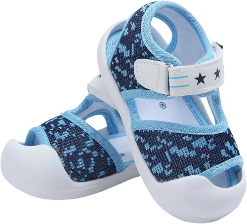 Miniatura 4 de Sandalias de verano para bebé, malla transpirable, suela de goma, antideslizantes, zapatos para exteriores para niños y niñas de 9 a 30 meses