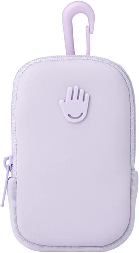Miniatura 7 de Touchette Zippered Pouch with Snap Hook – Attachable Bag Accessory Compatible with 1 FL OZ Touchland Hand Sanitizer Rosa rubor