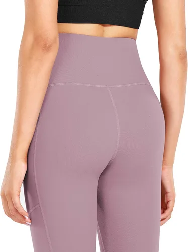 Miniatura 4 de Fengbay Pantalones de yoga de cintura alta, pantalones de yoga con bolsillo, control de abdomen, entrenamiento, correr, leggings de yoga elásticos