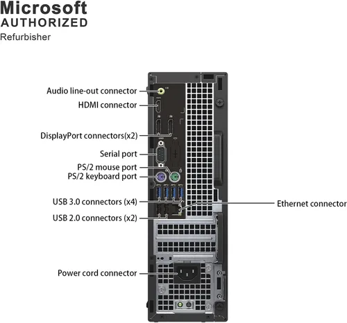 Miniatura 2 de Dell Optiplex 7050 SFF PC de escritorio Intel i7-7700 4 núcleos 3.60GHz 32GB DDR4 2TB SSD WiFi BT HDMI Duel Monitor compatible con Windows 11 Pro