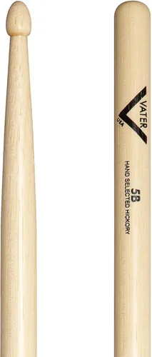 Miniatura 3 de Vater Baquetas de Batería de Hickory con Punta de Nylon 5B, Par