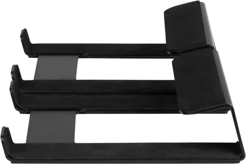 Miniatura 8 de Gator Frameworks Soporte de escritorio con abrazadera para monitor de estudio y altavoz con superficie acolchada de espuma EVA, ángulo ajustable
