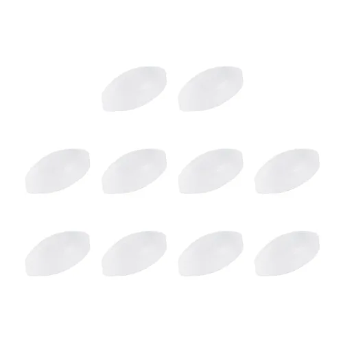 Miniatura 8 de MECCANIXITY Agitador magnético mezclador barra de agitación 8 mm (0.31 ") x6mm forma de oliva PTFE imán de revestimiento blanco para laboratorio 10