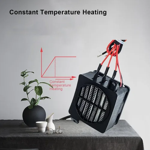Miniatura 5 de Calentador de ventilador PTC, cerámica termostática, calentamiento rápido, deshumidificación de aire, calentador de ventilador de CC, accesorios