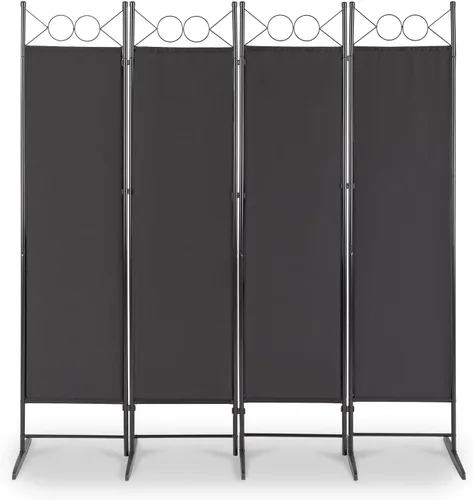 Divisor de habitación, 6 pies de alto, plegable, de privacidad, separador de habitación portátil para separador, divisores de pared independientes