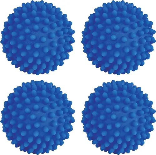 Miniatura 2 de Paquete de 4 bolas para secadora – Bolas de secado reutilizables no tóxicas (azul)