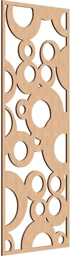 Miniatura 112 de Farwell Paneles de pared decorativos de madera con calado, 13 3/8 pulgadas de ancho x 34 3/8 pulgadas de alto x 1/4 de alto, roble rojo rojo