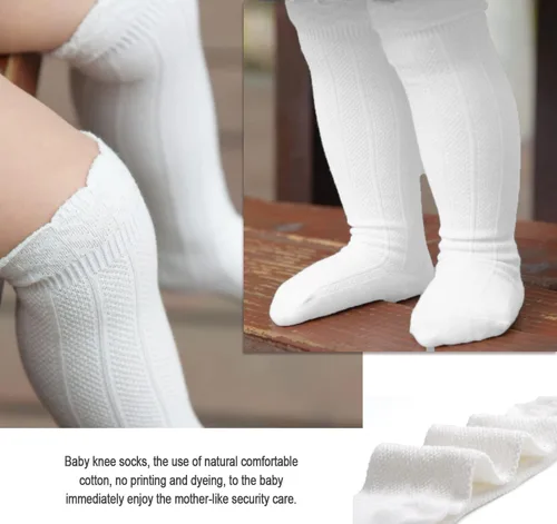 Miniatura 67 de EPEIUS Calcetines altos hasta la rodilla para bebés y niños pequeños (paquete de 3/5)
