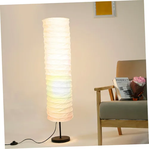 Miniatura 8 de Lámpara de mesa, pantalla de papel, accesorios de luz, pantalla de pie de papel de arroz, pantalla clásica moderna de papel, bombilla de piso