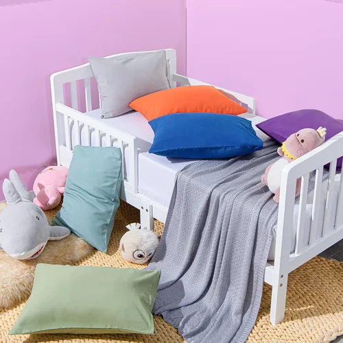 Miniatura 4 de NTBAY Fundas de almohada de microfibra para niños pequeños con cierre de sobre, paquete de 2 fundas de almohada 100% de microfibra cepillada, súper