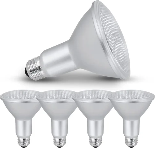 Xtricity PAR 30 bombillas LED regulables de cuello largo – 75 W Eqv (11 W), 800 lúmenes, 3000 K blanco suave, 120 V, interior/exterior, certificado