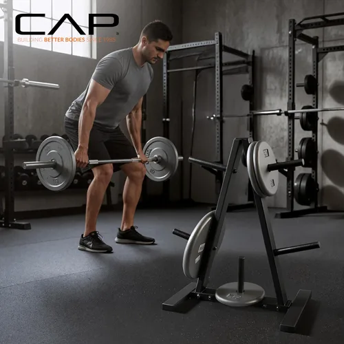 Miniatura 6 de CAP Barbell Weight Plate Rack for 1-Inch Weight Plates