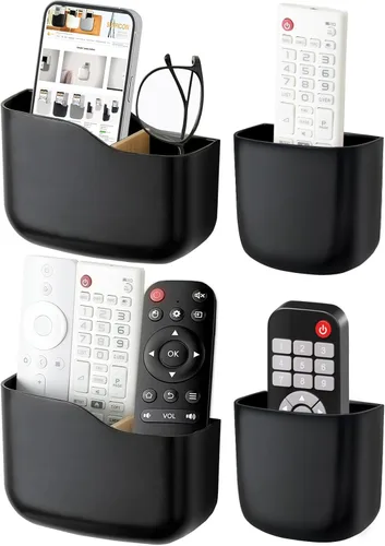 Miniatura 13 de Soporte remoto de pared para ventilador de TV, soporte de control remoto, organizador de pared, organizador de teléfono para oficina, soporte