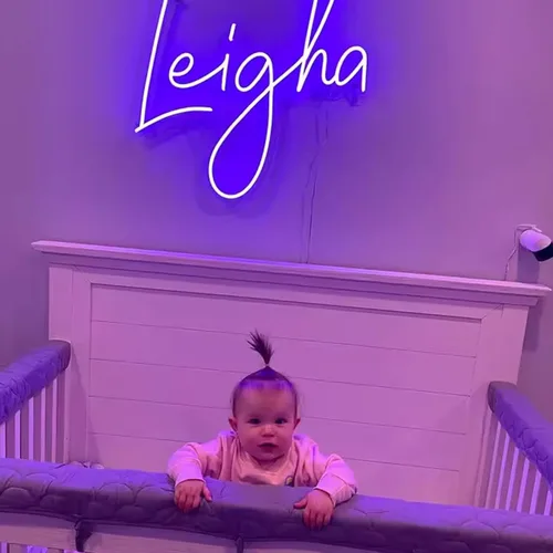 Miniatura 2 de Letrero de neón personalizado, luces LED personalizadas para decoración de pared de dormitorio, letras para cumpleaños, boda, fiesta, bar, negocio