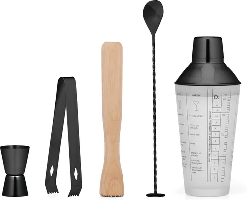 Miniatura 6 de Cambridge E9270GS1CBBM Juego de herramientas para coctelera de mezclología de 5 piezas Inoxidable