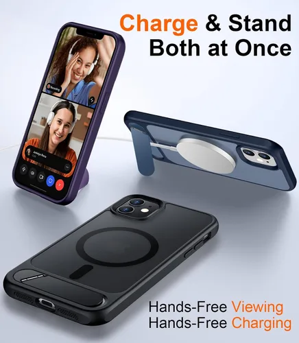 Miniatura 2 de Funda para iPhone 11 con compatibilidad magnética, [Soporte invisible incorporado][Compatible con MagSafe]