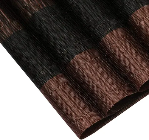Miniatura 4 de Manteles individuales con camino de mesa resistentes al calor, tapetes antideslizantes, manteles de cocina de vinilo tejido cruzado para mesa de Café