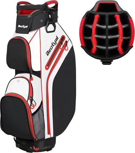 Miniatura 8 de Cart Golf Bag 15 Way Organizer Divider Top Golf Club Bags Lightweight Golf Cart Bags for Men Women with Cooler, Rain Cover