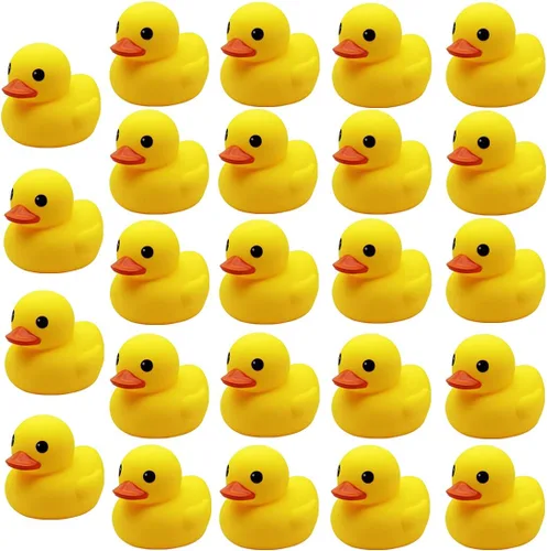 Miniatura 8 de umbresen Patos de goma amarillos preescolares juguetes de baño para tina, regalo para baby shower, bebés y niños pequeños, flotador de piscina