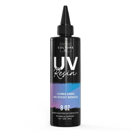 Miniatura 6 de Counter Culture DIY Resina UV transparente, 4 onzas, suministros de arte rápido para revestimiento y fundición, ideal para joyas, llaveros