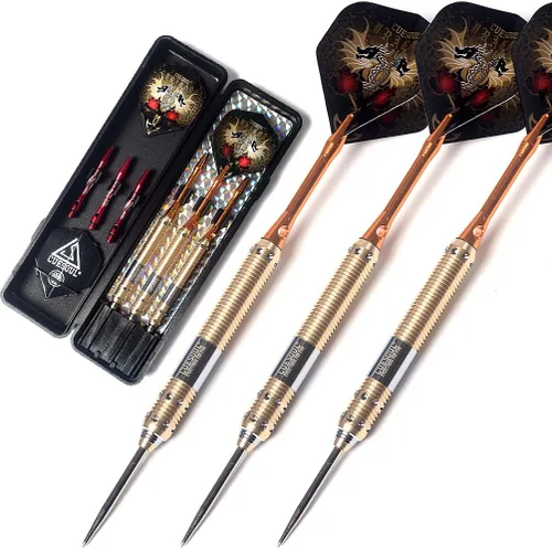 Miniatura 9 de CUESOUL Dragon Profesional - Dardos de punta de acero 25g/23g/21g/20g 0.74 oz-F2305