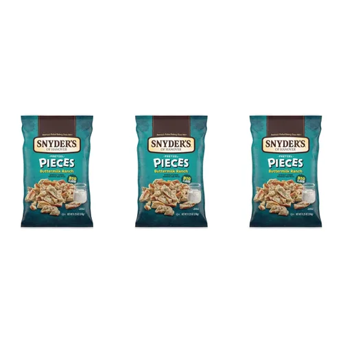 Miniatura 15 de Snyder de relleno de Hannover Pretzels, mantequilla de cacahuete, 10 Onza (Pack de 10)
